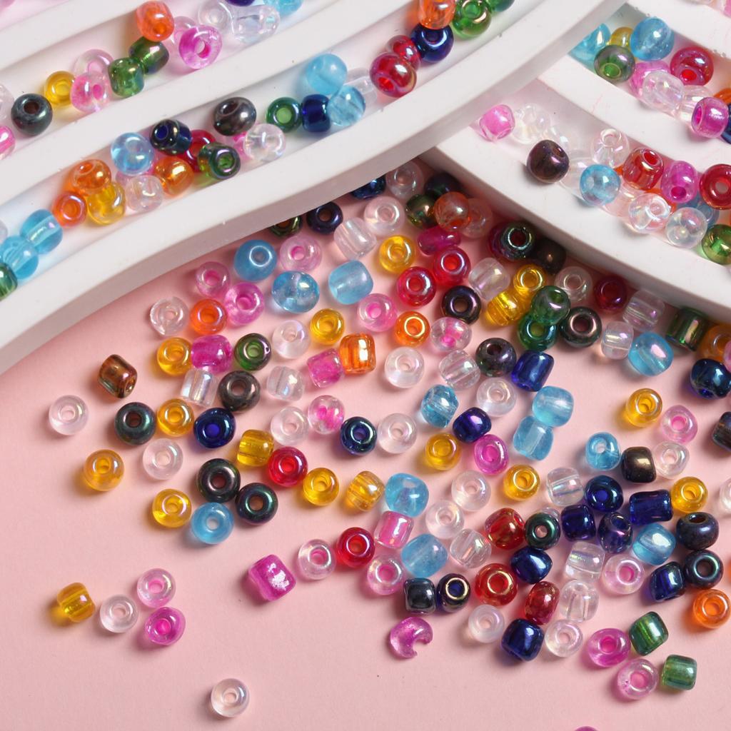 High Quality DIY Accessories Loose Beads 500-100Pcs 2/3/4mm Pendant Jewelry Making Mini Bead Glass DIY For Necklace Bracelet