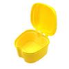 Dentures Case Portable Soaking Denture Bath Box with Strainer Basket Invisible Brace Retainer Mouth