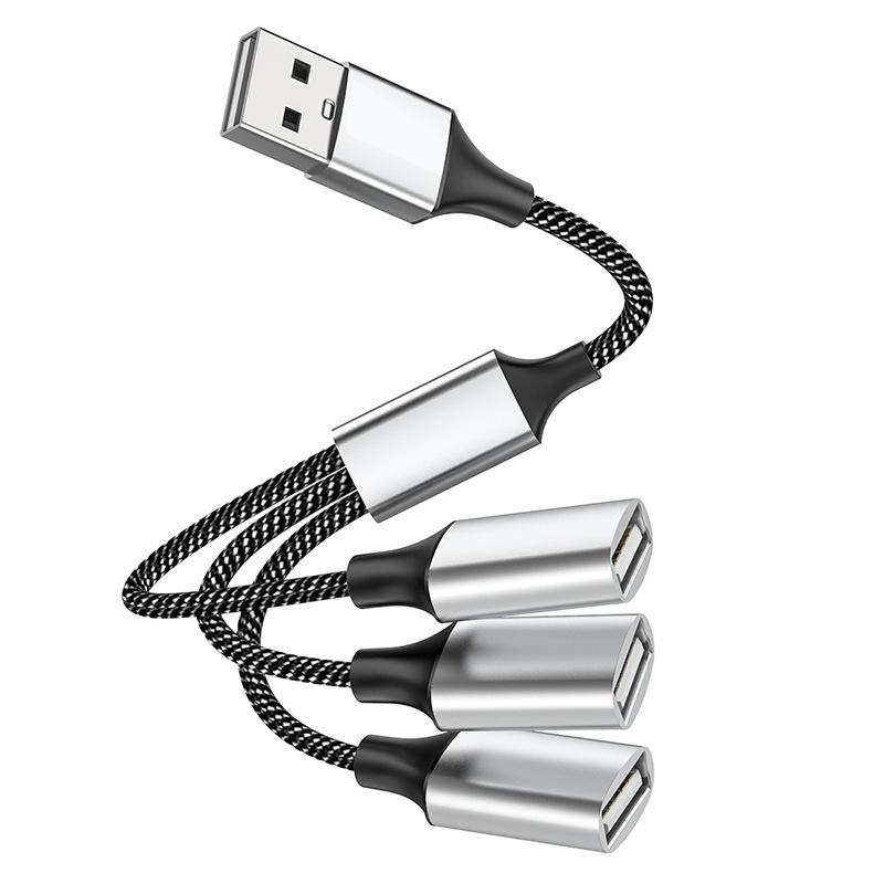 USB-разветвитель ХАБ Удлинители 2/3/4 порта Зарядное устройство для телефона Адаптер питания OTG Множественный расширитель Зарядная док-станция для компьютера