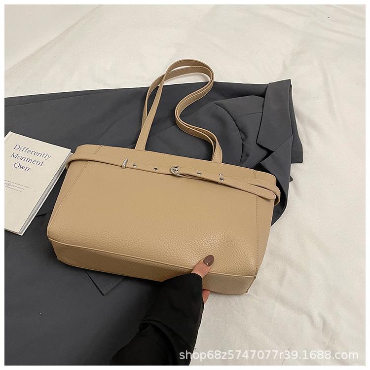 Premium Sense Large-capacity Bag Women's 2025 New Spring and Summer Commuting Versatile Shoulder Bag Fashionable Portable Tote Bag