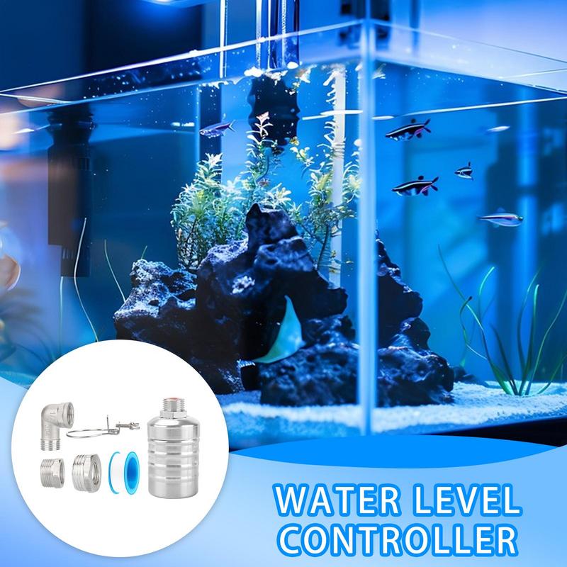 Поплавковый клапан из нержавеющей стали для поилки, поплавковый, бытовой, не требует электричества, автоматический контроллер для пруда, дистиллятора