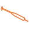 Side Stand Rubber Battery Strap Motorcycle Mount Accessory Fit for HUSQVARNA 14 19(Orange)