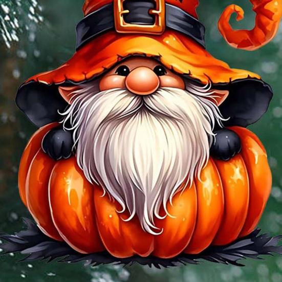 Календарь Адвента на Хэллоуин 2025 Ужасающий кулон-гном Коробка для отсчета 24 дней Милые мини-персонажи