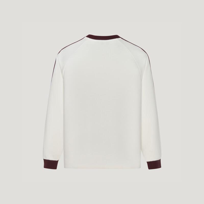 Adidas Waffle Knit Loose Casual Long Sleeve T-Shirt