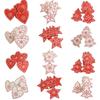10pcs/set Festival Embellishment Decor Star Christmas Tree Ornament Party Supplies Wooden Tag