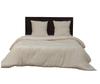 Housse De Couette + Taies - Ecru - 220 X 240 Cm - Gaze De Microfibre - 100% Synthétique - Oeko-Tex®