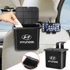 Car Seat Back Hanging Trash Can Storage Case Rear Row Organizer For Tucson 2021 Accent I10 I20 Kona Getz Solaris I30 Creta
