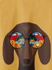 Funny Pet Dog Wearing Glasses Vintage Pattern 3D Print Men's Casual Shirt Fashion Personality Hip Hop Rock Street Hawaiian Shirt