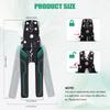 Crimper Tool With Stripper Cutter,Multifunctional Crimping Pliers Terminal Pliers For Insulated Electrical Connectors(22-10 AWG)