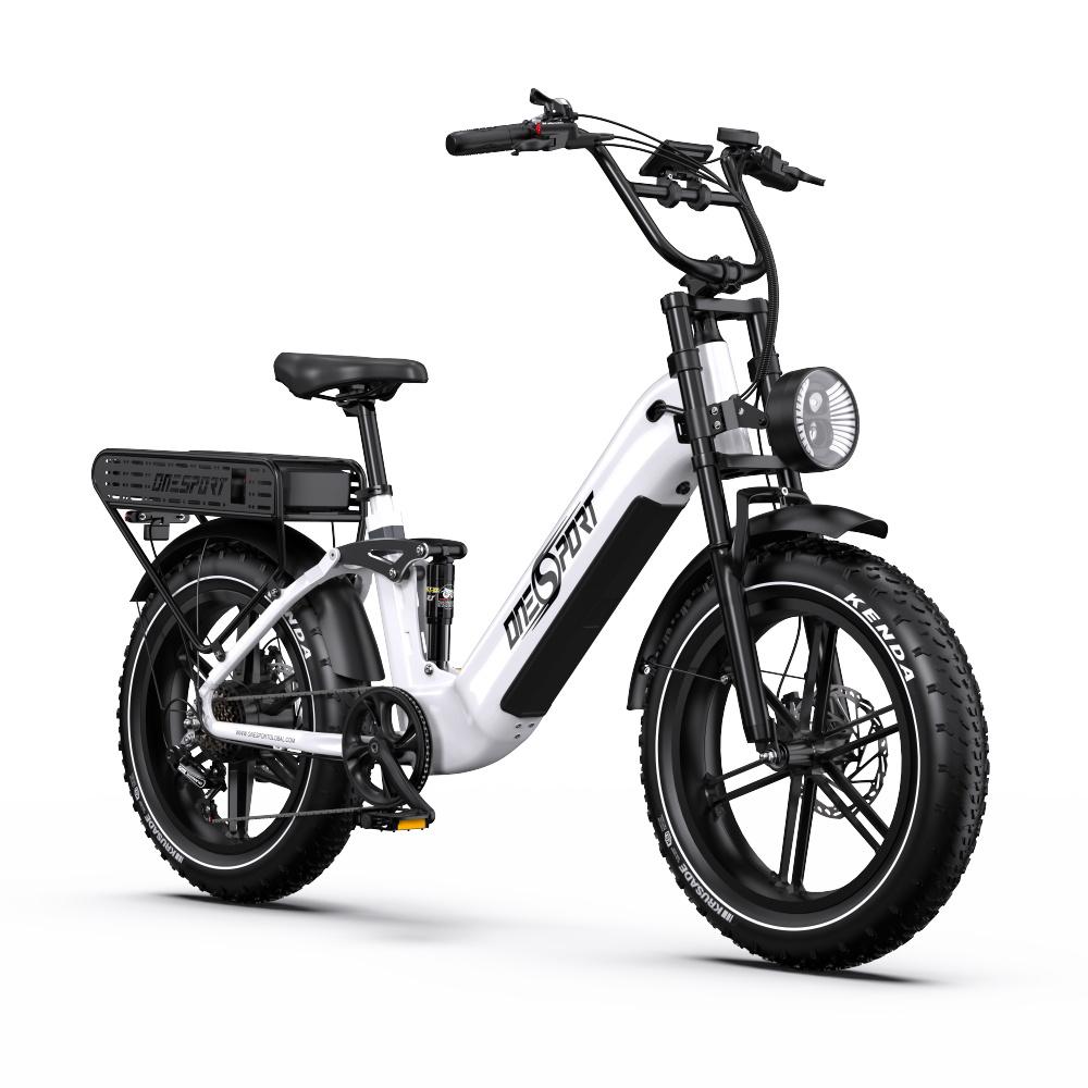 ONESPORT OT08 PRO Electric Bicycle Adults  500W  Brushless Motor Dual 48V18Ah Lithium Batteries 120KG Max Load Ideal for Long-Distance Commutes