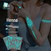 2024 Ricaron Luminous White Henna Face & Arm Tattoo Sticker Set