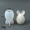 Пасхальное Яйцо Кролик Ароматерапевтическая Свеча Силиконовая Форма Креативная DIY Форма для Гипсового Орнамента
