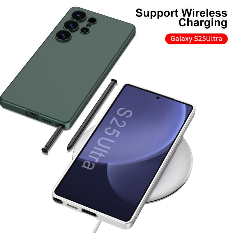 Тонкий силиконовый мягкий чехол из ТПУ Samsung S25 Ultra с защитой от падений и точными вырезами