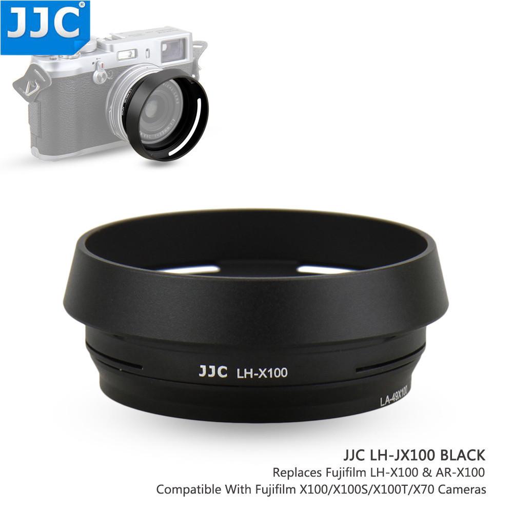 Металлический бленда JJC 49 мм для Fujifilm X100VI X100V X100F X100T X100S X100 X70 заменяет Fujifilm LH-X100 и переходное кольцо AR-X100