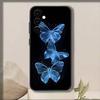 Fluorescent Butterfly   Phone Case For Samsung Galaxy A73,A72,A71,A70,A53,A52,A51,Others Soft Black Cover