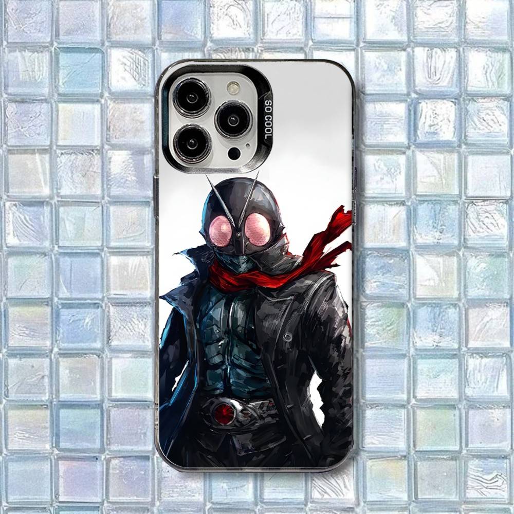 К-КаменС Р-Райдер Крутой Чехол Для Телефона Для iPhone 16,15,14,13,12,11,8,7,Pro,Max,Plus,Mini,XS,SE Ударопрочный Матовый Чехол