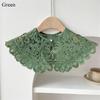 Crochet Detachable Collar Solid Color Clothes Accessories Casual Hollow Shawl  Shirt