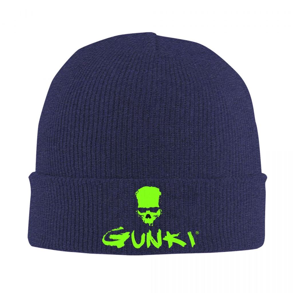 Кепка Gunki с логотипом, шапка-бини Gunki, теплая вязаная шапка, шапка в стиле хип-хоп, осенне-зимняя, для рыбалки, для мужчин и женщин, унисекс, для взрослых