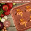 Baking Pan Frying Tray Fryer Plate Multipurpose Household Accessories Basket Cookware Rustproof Professional Space Saving