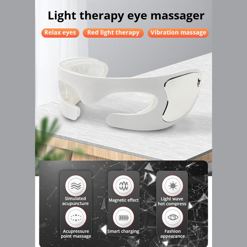 Red Light Frequency Eye Massager Vibration Massager To Relax Fatigue, Relieve Eyes Massage Eye Mask