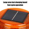 Solar Powered Flashing Beacon Light 8 LED Magnetic Warning Light Wireless Strobe Emergency Warning Lamp Signal Automatic Sensor