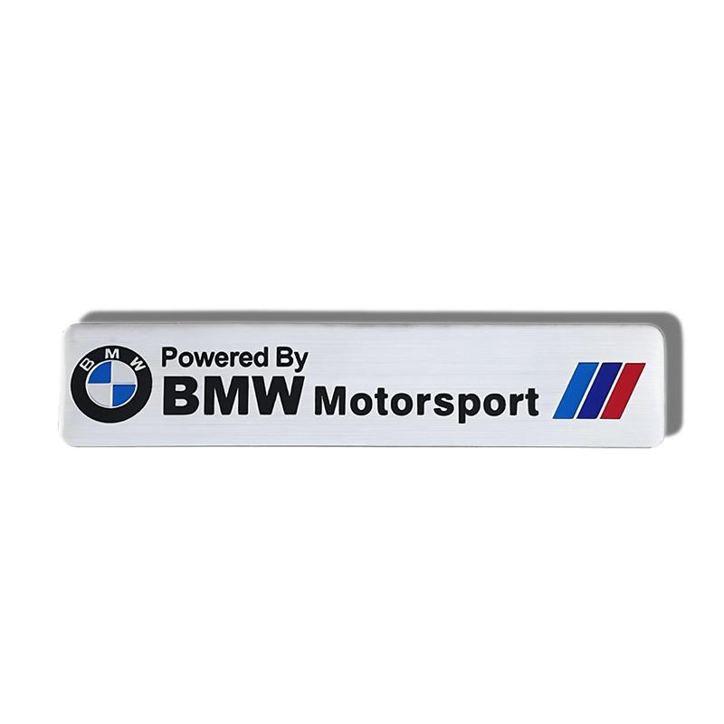 AALN1 3D Aluminum Car Badge Sticker Body Trunk Decoration Decal Modification Accessories For BMW E36 E46 E90 E60 E39 F30 F10 F20 X5