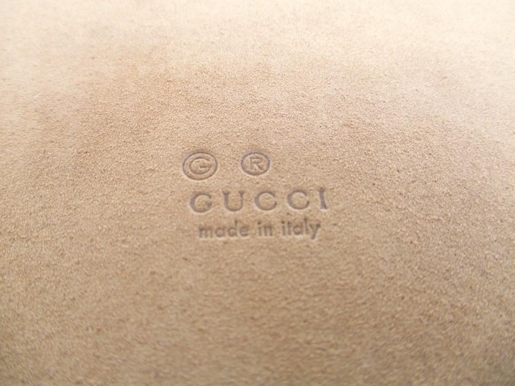 Оригинальный коврик для мыши GUCCI Guccissima из бежевой кожи #a844  Восстановленный