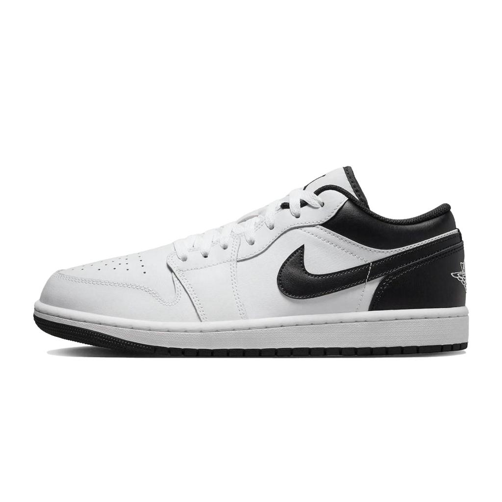 Jordan Air Jordan 1 Low top Skateboard Shoes Unisex Black Gray 553558-132(Team162-SBOX)