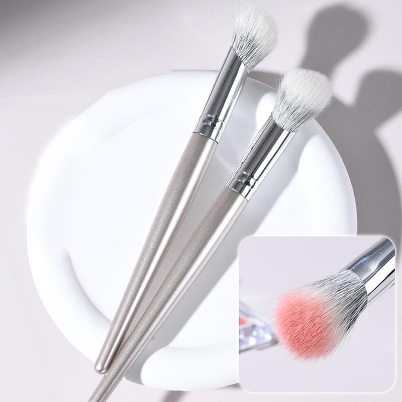 Скошенная кисть для румян Пудра Румяна Крем Жидкие румяна Кисть для макияжа Скошенная Точная кисть для румян Инструменты для макияжа Инструмент для красоты