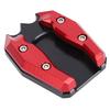 Motorcycle Kickstand Extender Pad Enlarger CNC Aluminum Alloy Anti Skid Side Stand Extension Plate Pad Replacement for