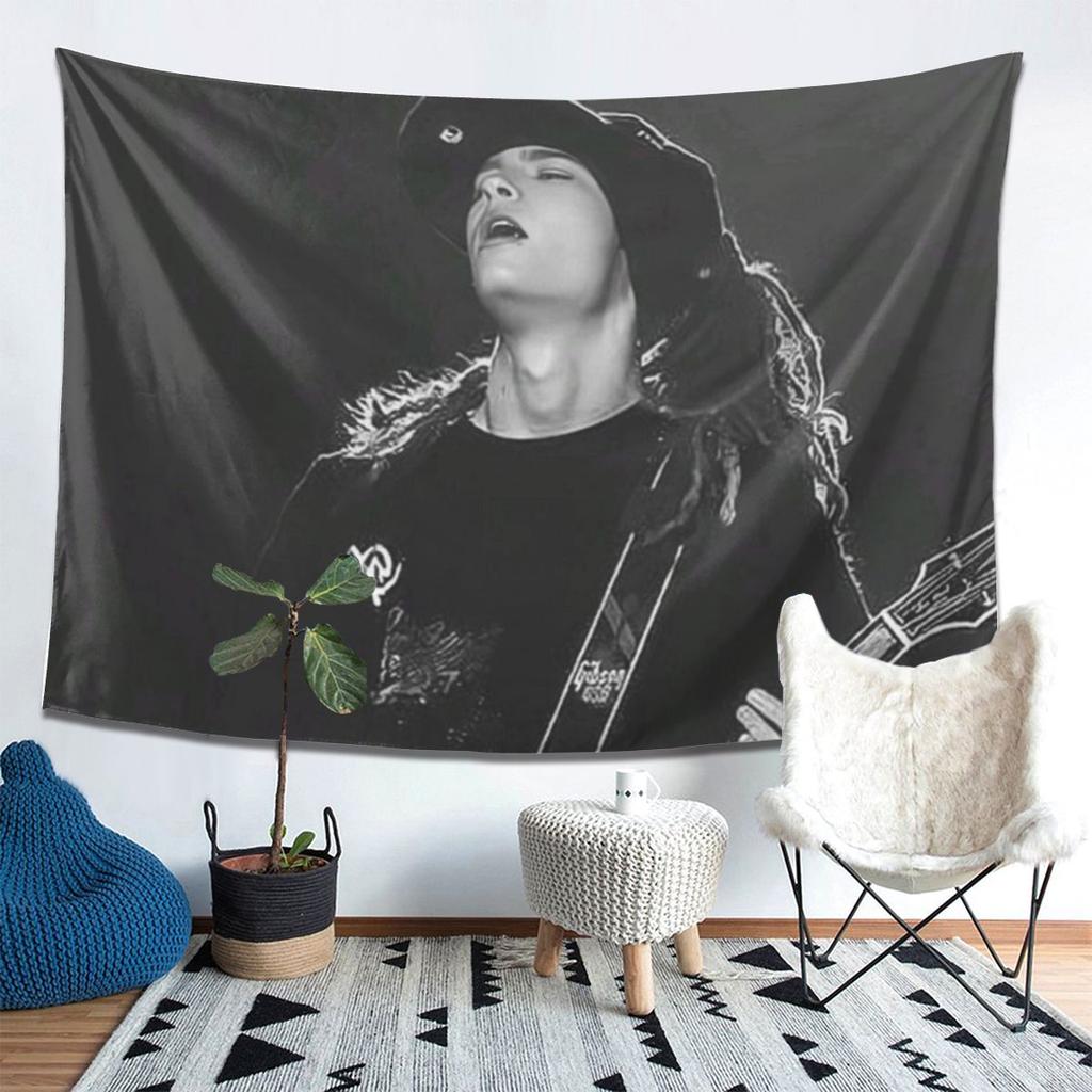 Tokio Hotel Том Каулитц Музыкальная группа Гобелен Настенное панно Эстетичный Декор для дома Гобелены для Гостиной Спальни