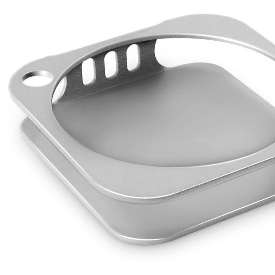 Мини 4 Док-станция Настольное крепление Металлический держатель Кронштейн Легкий доступ к кнопке питания с улучшенным охлаждением для Mac Mini4 Организация рабочего стола