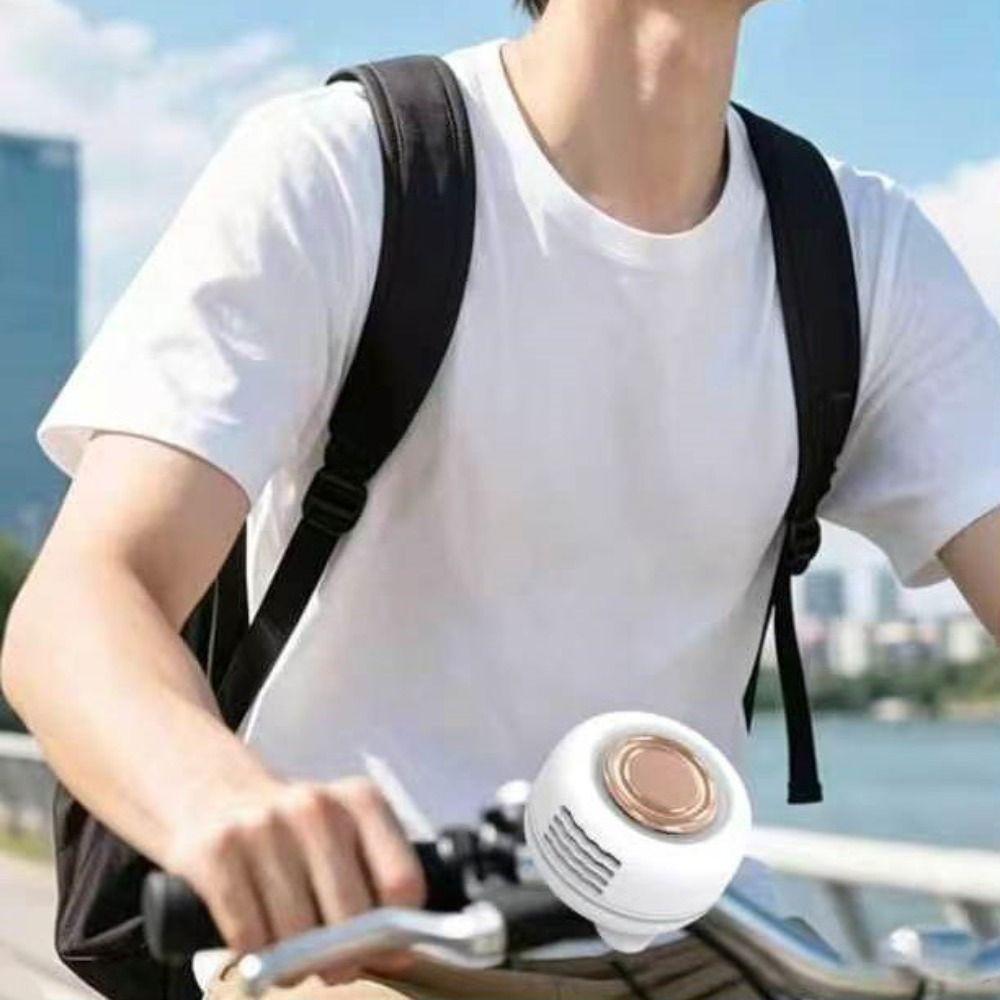 Mute Personal Cooling Clip Fan Bladeless Hanging Waist Fan Handheld Air Cooler Indoor Outdoor Use