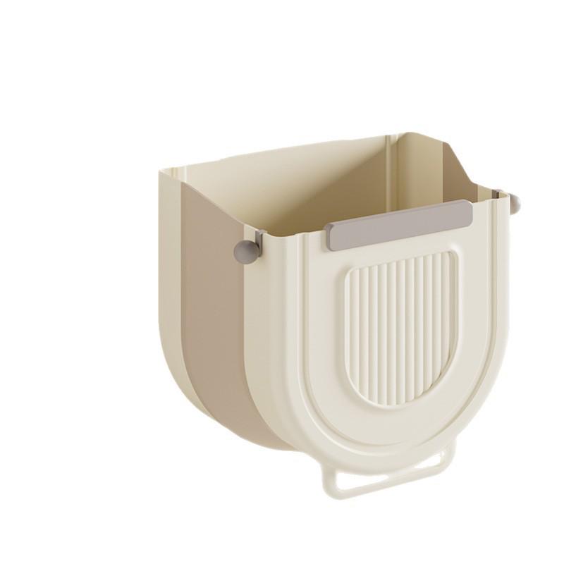 Foldable Wall-Mounted Kitchen Trash Can with Large Capacity