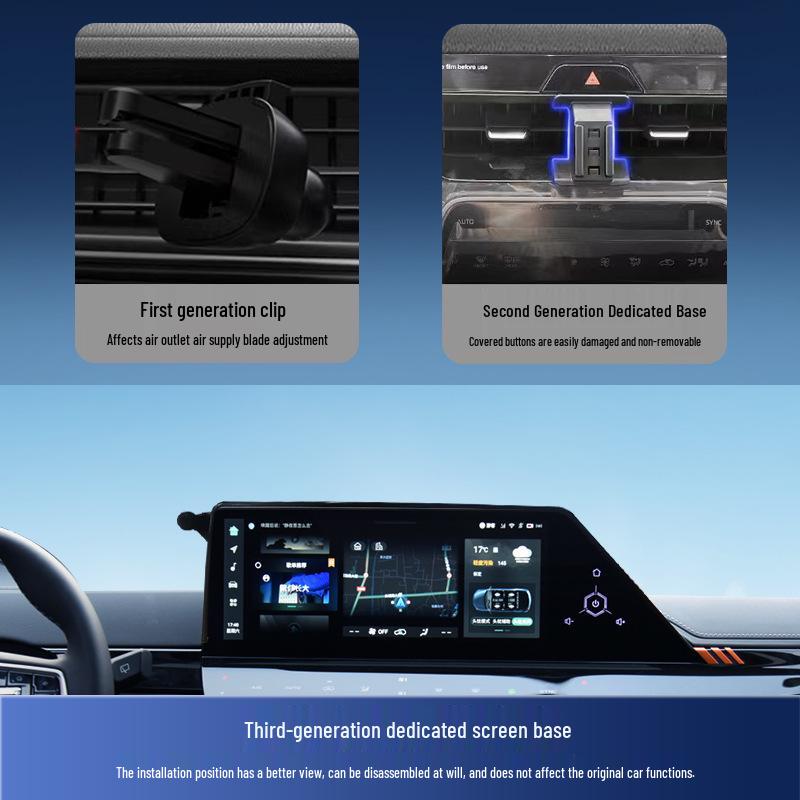 Автомобильный держатель Changan для Yidong, Oshan, UNI-V, CS55PLUS 2-го поколения, зажим-основание для экрана