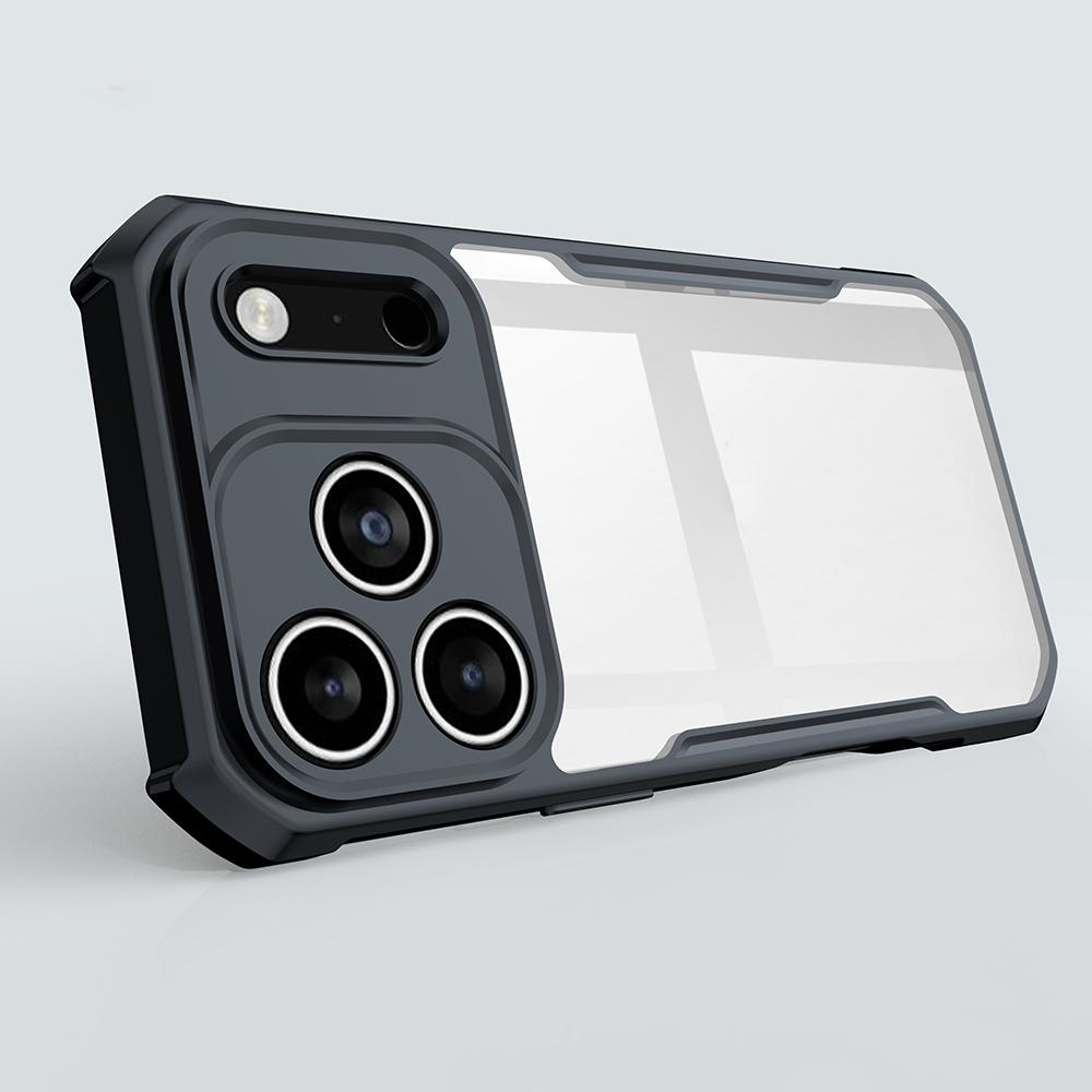 XUNDD For iPhone 17 Pro Case Dropproof TPU+Acrylic Clear Back Phone Cover