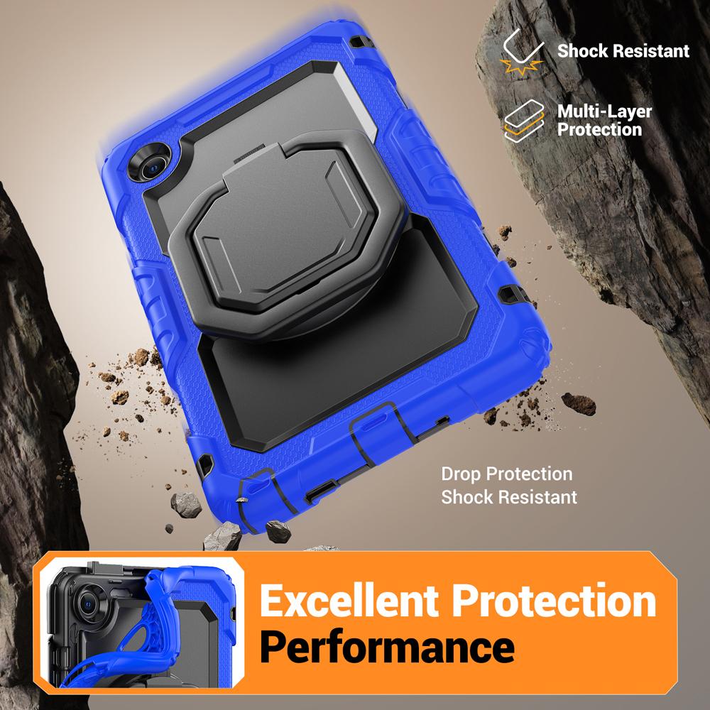 Handheld Tablet Cases for 8.7" Lenovo Tab K9/Tab One 2025 TB305XU/TB305FU Case Shockproof Hard PC+Silicone Cover Stand Shell