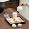 Business gift box to send leading enterprise merchandise ink wind set kung fu tea set tea