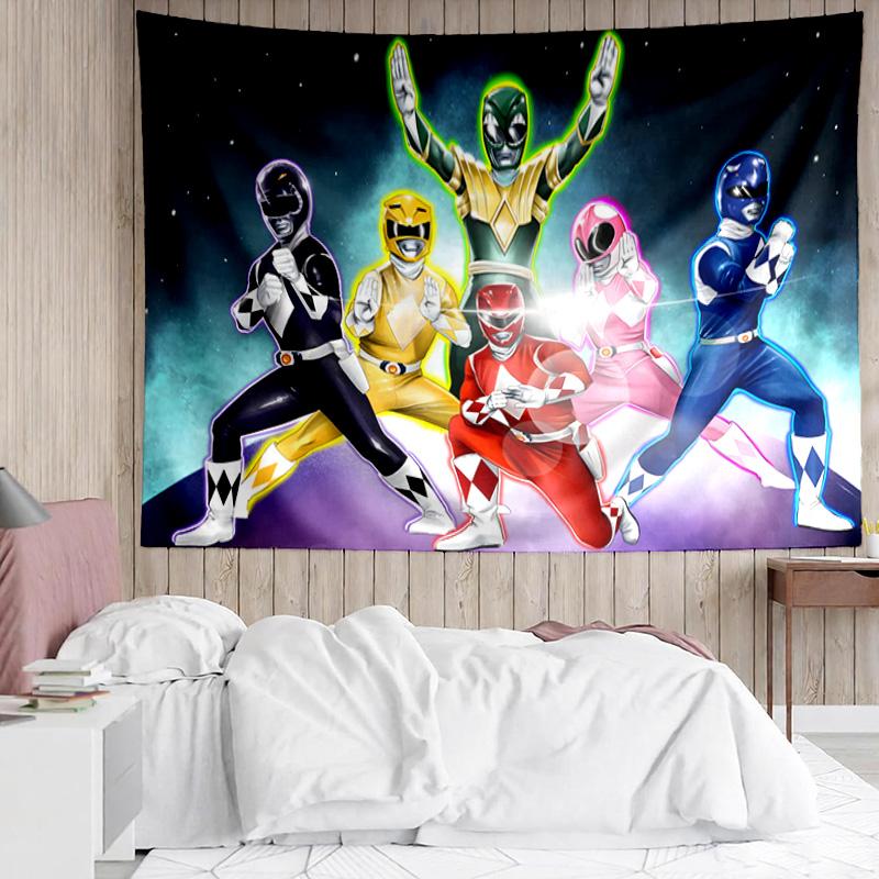 1PC Rangers Team-up K-pop music group Tapestry Accessories for Bedroom,Livingroom, dormitory Room Wall Decor Fan Birthday Gifts