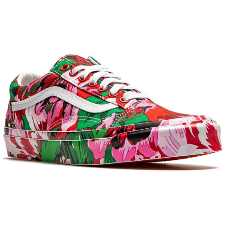 Vans Kenzo x Vans Og Old Skool Lx 'Цветочный Красный' VN0A4P3X02G