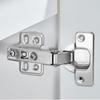 1/10pcs Stainless Steel Cabinet Door Hinges Buffer Kitchen Wardrobe Door Concealed Hinges with Screws Furniture Hardware Tools