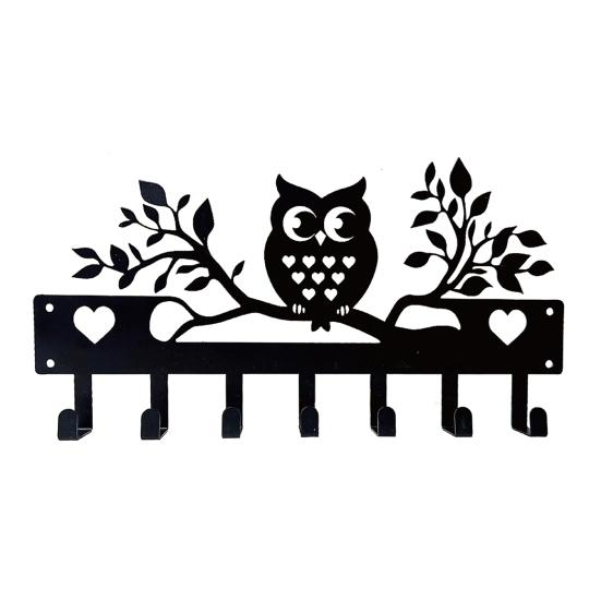 Decorative Hook Key Holder High Hardness Corrosion Resistant Simple Installation Multipurpose Clothes Rack Storage Hook