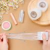 4 pcs Elastic Packaging Bottle and Jar Sealing Heavy-duty Stretch Film, Non-heated Bottle Packaging Supplies, Suitable for Jars, Bottles and Lip Gloss