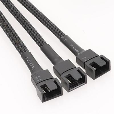 4-контактный PWM разветвитель для вентиляторов 9,8 дюйма Разветвитель для ПК-вентиляторов 1 к 3/2/1 Конвертер Удлинительный кабель для ПК-вентиляторов