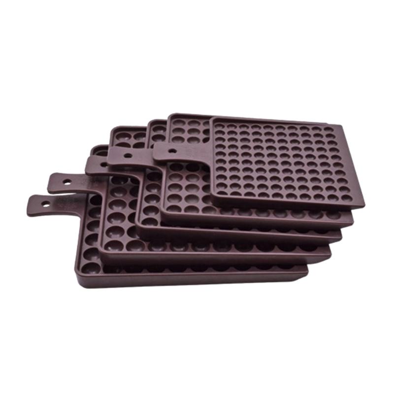 Поднос для подсчета бусин для DIY поделок, пластиковый органайзер для бусин, доска для раскладки бусин с ручкой, ювелирные принадлежности