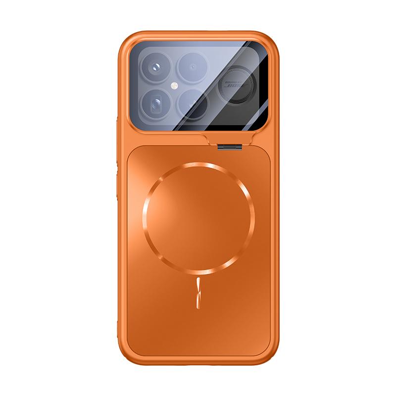 Для чехла на телефон POCO F8 Pro POCO F8 Ultra, скрытая подставка-подставка для объектива, магнитный, роскошный минималистичный дизайн, защита объектива