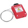 Lockout Tagout Cable Lock Регулируемый самоблокирующийся проволочный замок с кабелем из нержавеющей стали для электроприборов