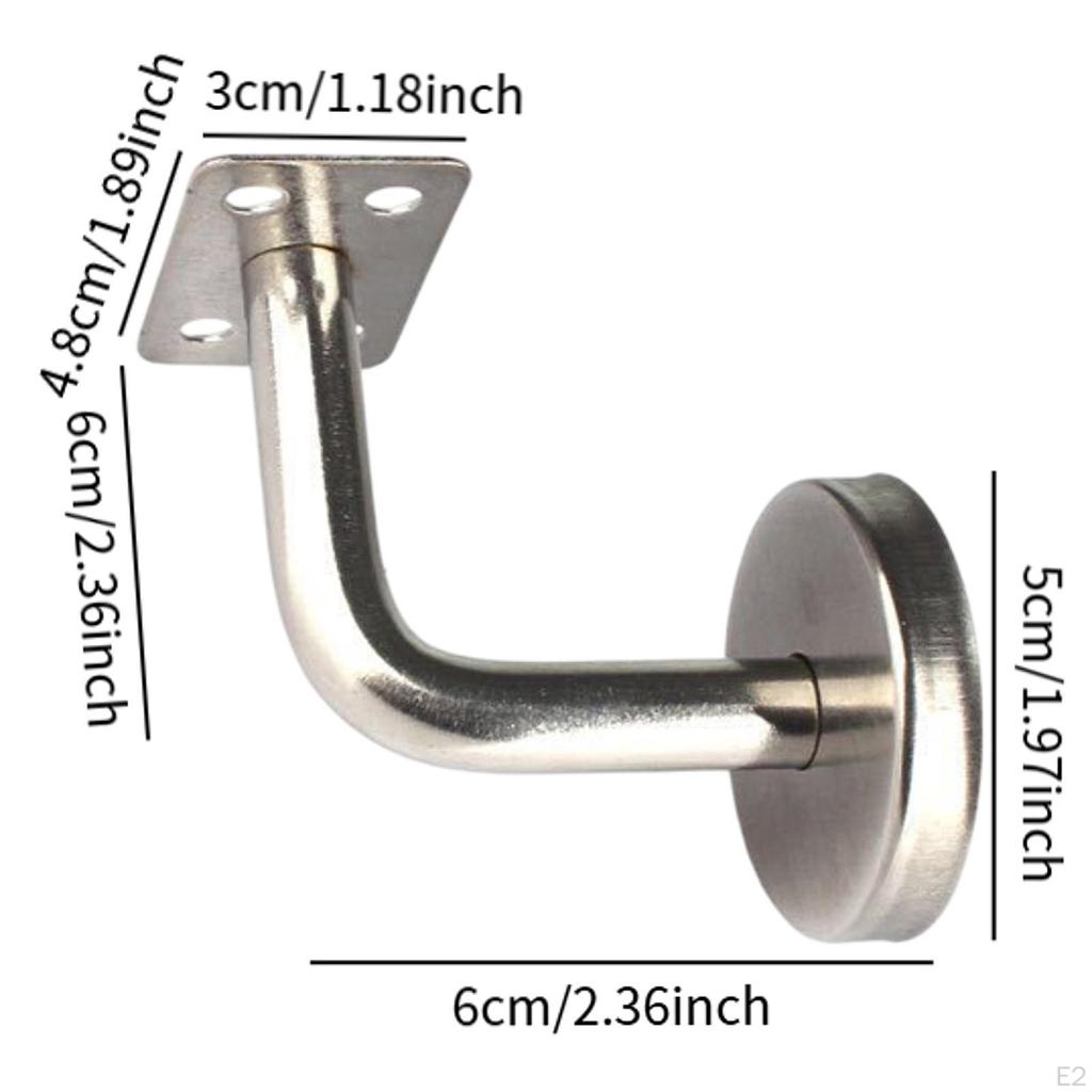 6 штук кронштейнов для поручней лестницы поручни 304 нержавеющая сталь опора перил