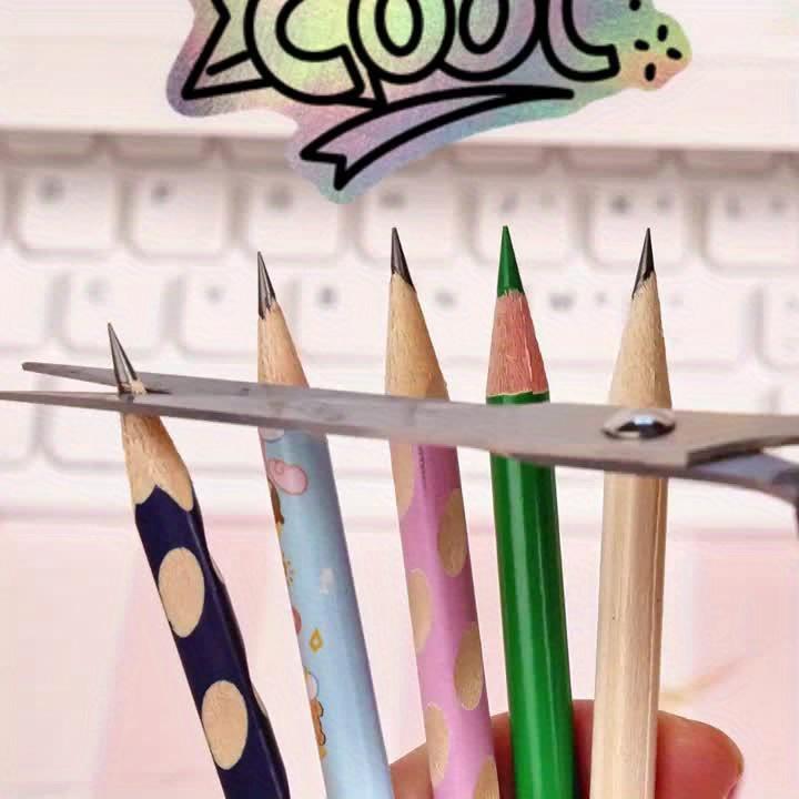 Электрическая точилка для карандашей для студентов — милый мультяшный дизайн, высокоскоростной пресс и усилитель подачи грифеля, прочный ПВХ