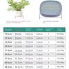 Heavy Duty Flower Pot Mobile Tray Square Rolling Plant Tray Universal Wheel Mobile Base  Indoor